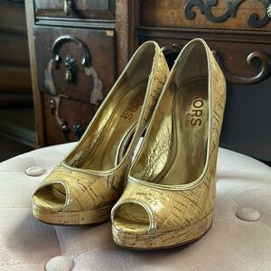 Michael Kors Cork Heels 7.5